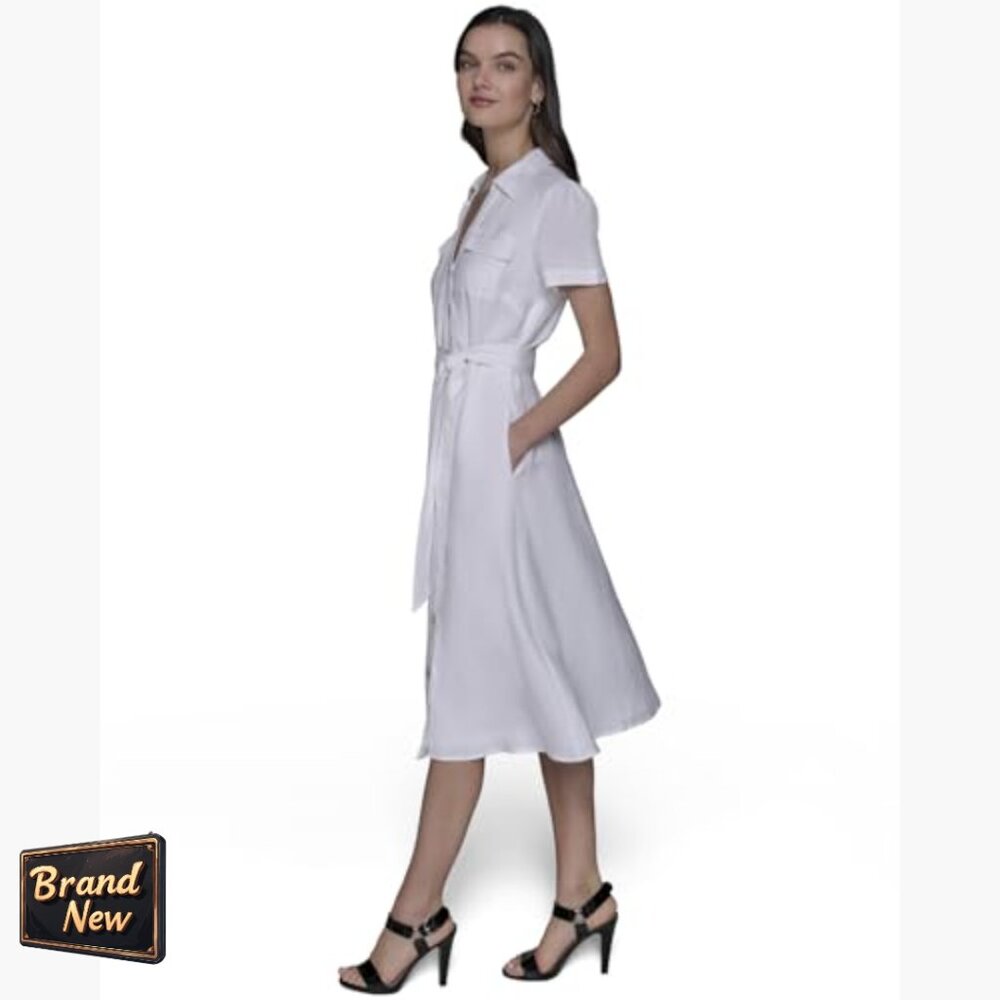 Button Down Dress Versatile Year-Round Travel Cas… - image 3